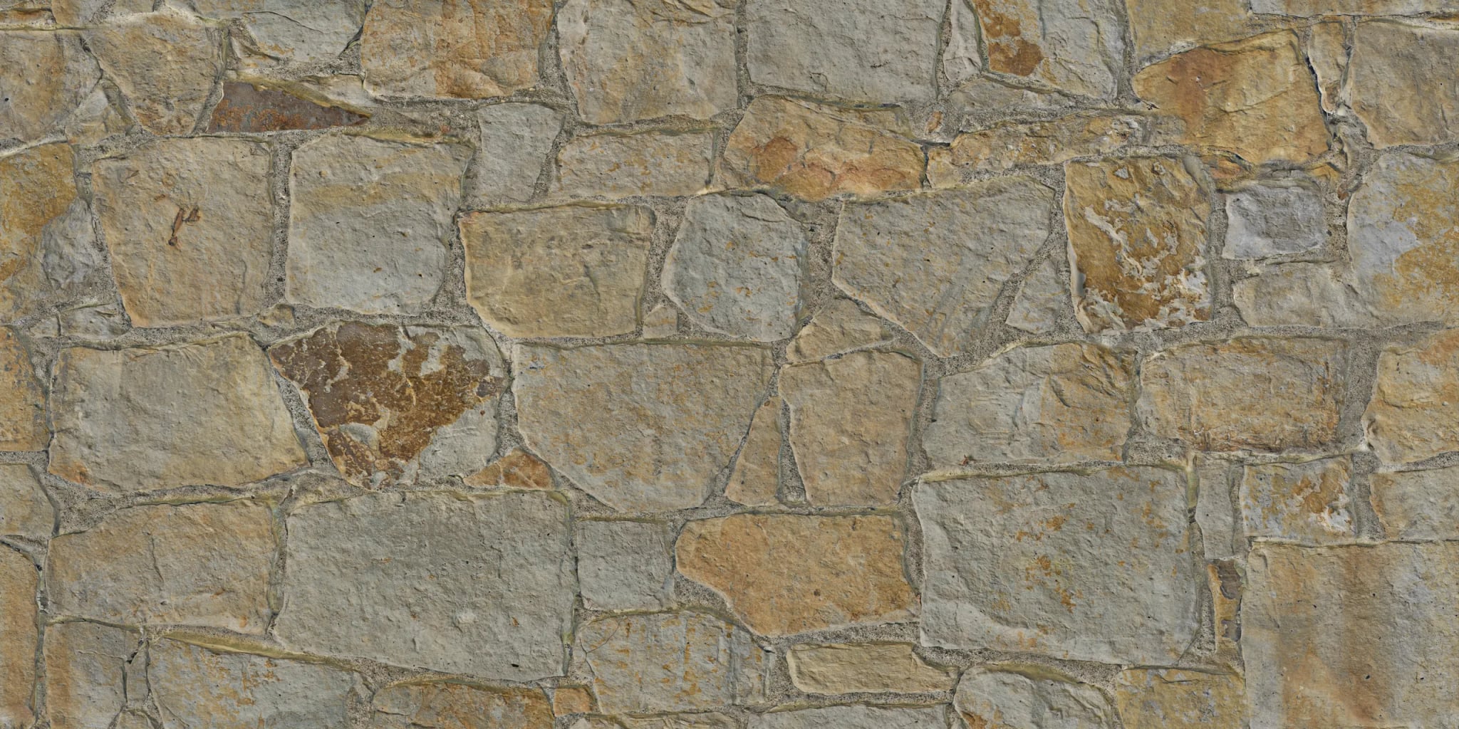 Spritzschutz - Bruchsteinmauer Sand-Grau – Bild 6