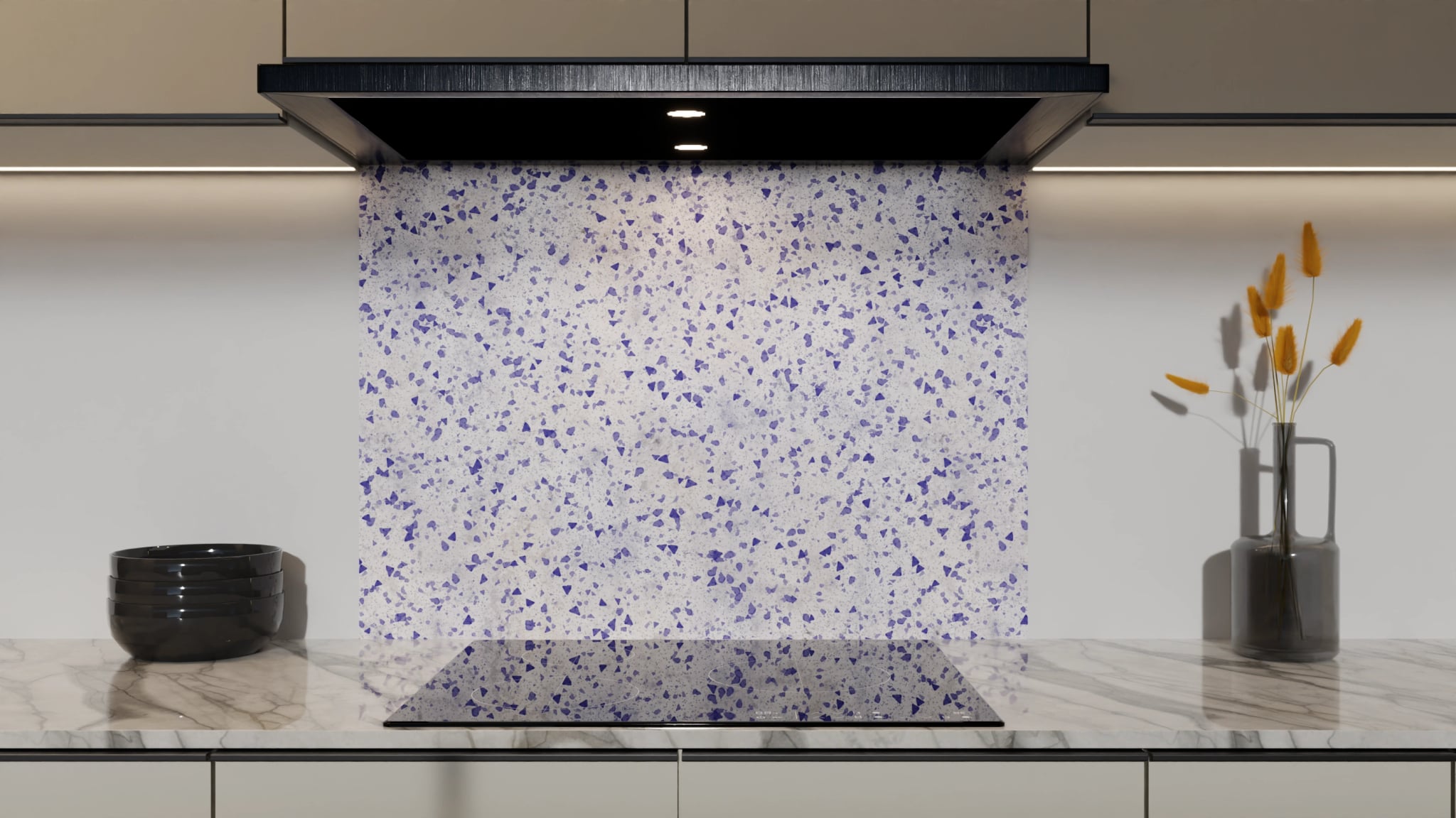Spritzschutz - Terrazzo Lavendel – Bild 5
