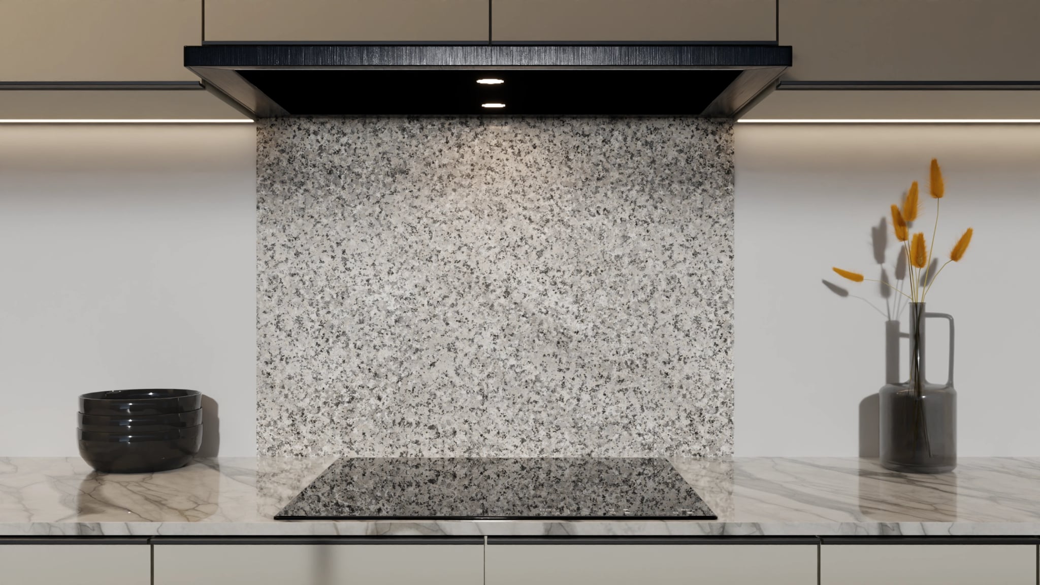 Spritzschutz - Granit Silbergrau – Bild 5