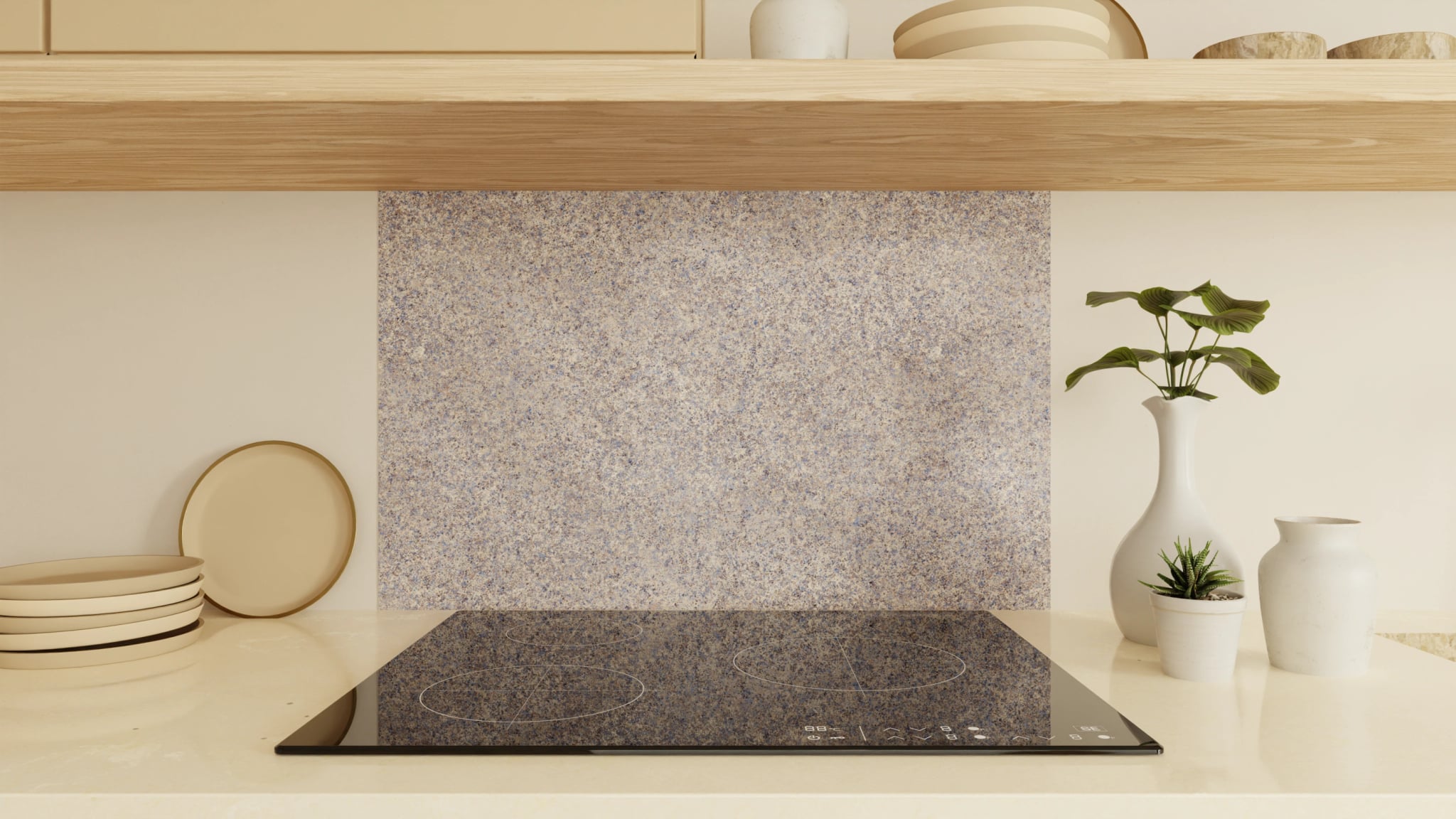 Spritzschutz - Granit Blaugrau – Bild 1