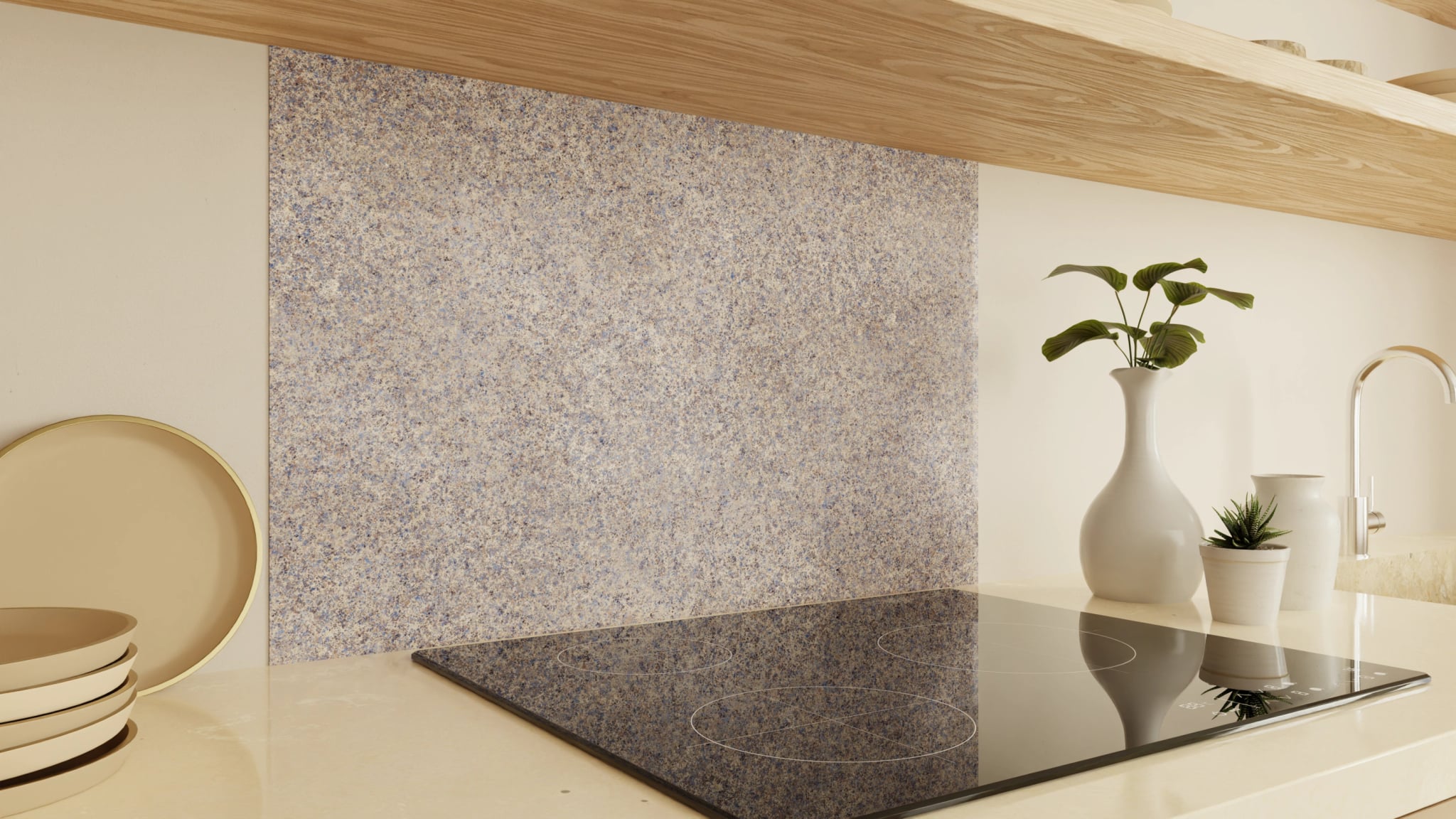 Spritzschutz - Granit Blaugrau – Bild 2