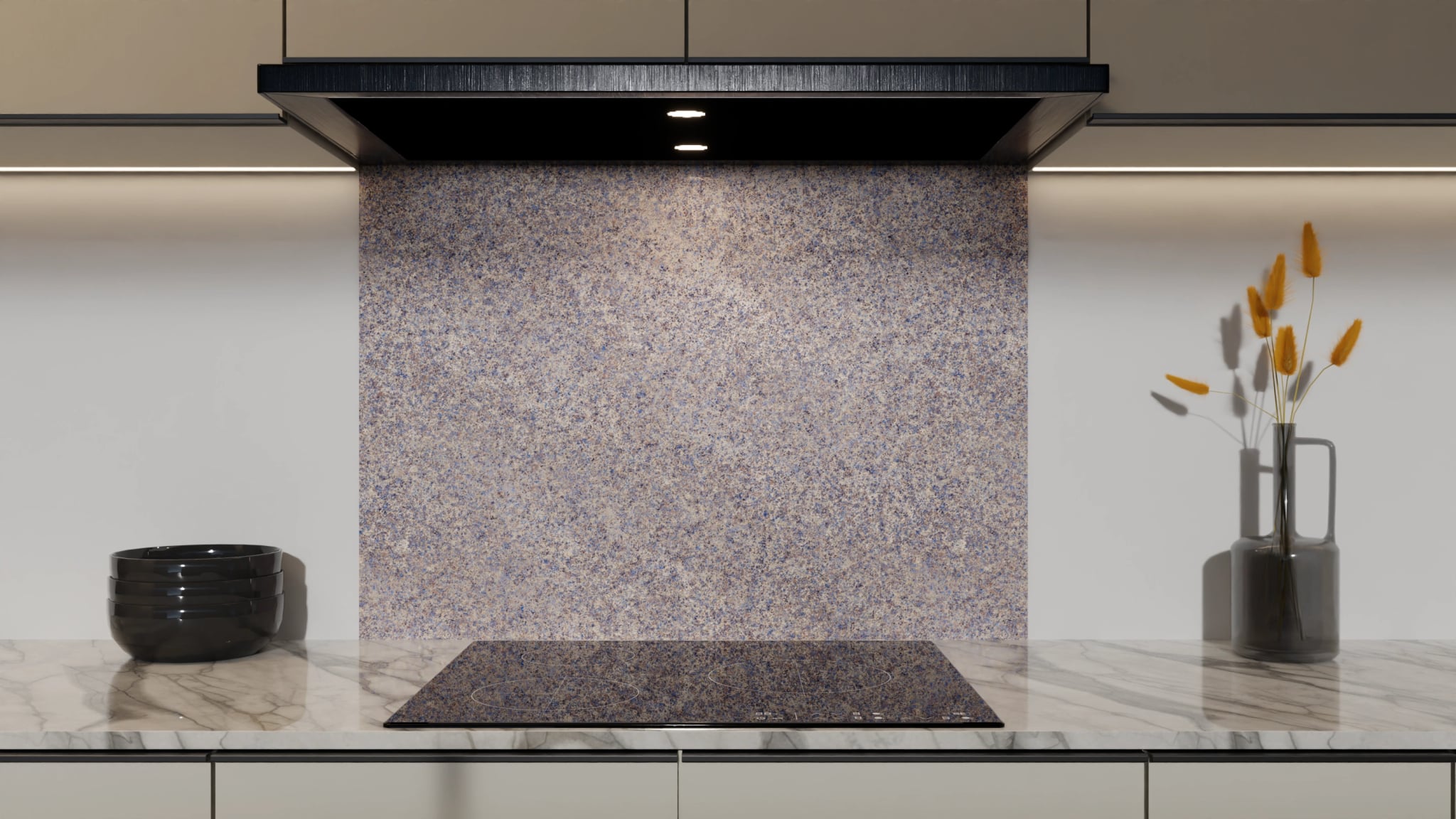 Spritzschutz - Granit Blaugrau – Bild 5