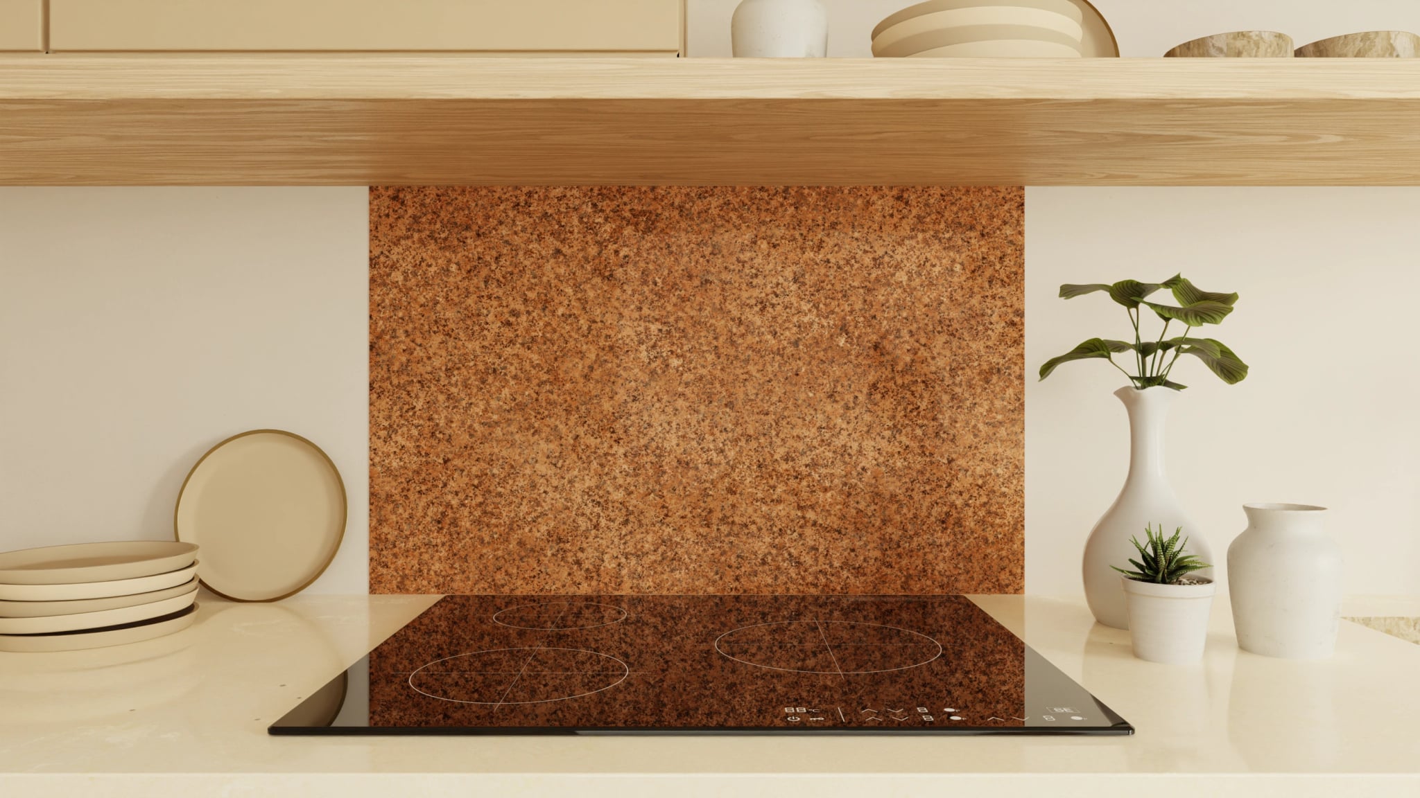 Spritzschutz - Granit Kupferrot – Bild 1