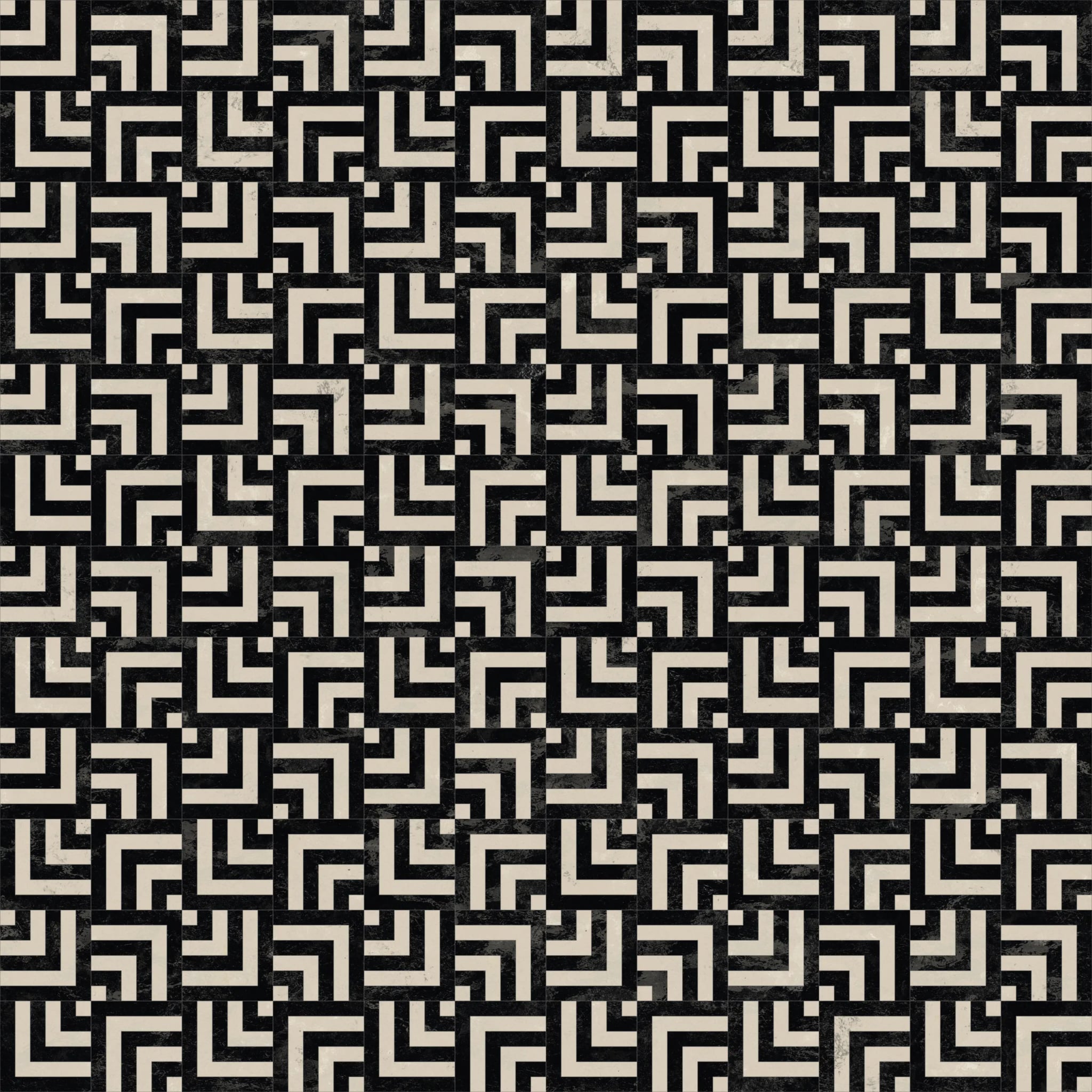 Spritzschutz - Labyrinth Schwarz-Beige – Bild 6