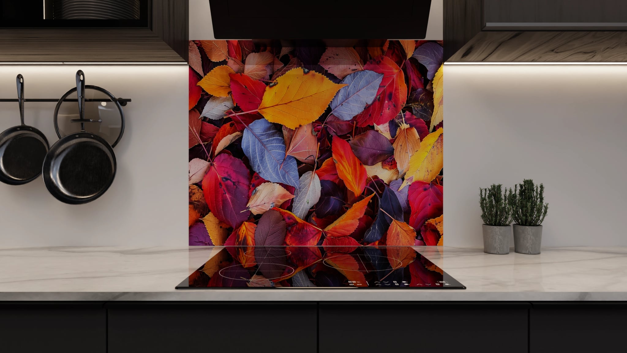 Spritzschutz - Herbstlaub Bunt – Bild 3