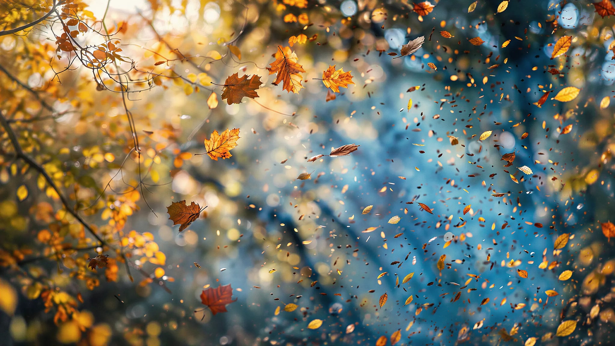 Spritzschutz - Herbstlaub Lichtspiel – Bild 6