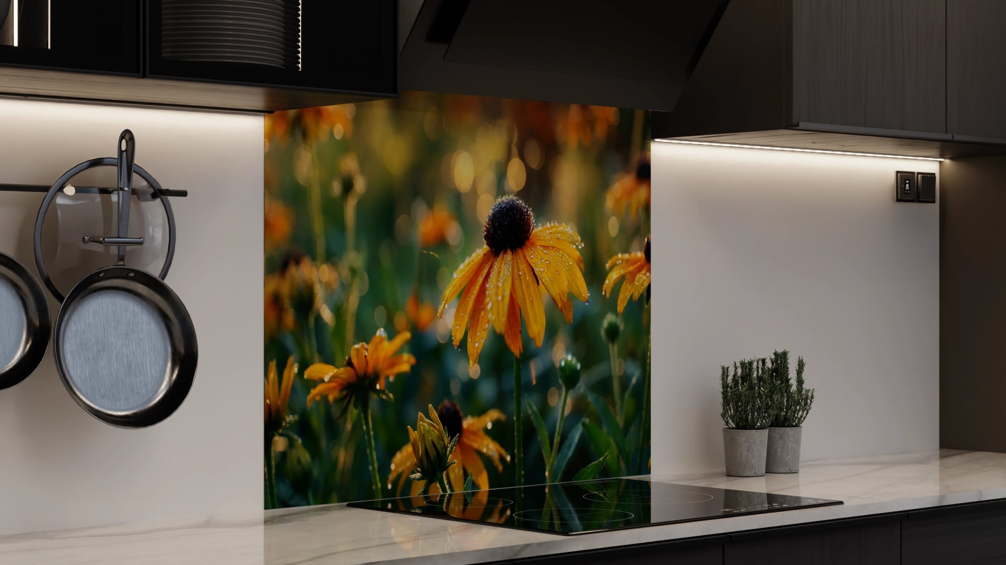 Spritzschutz - Sonnenhut Goldgelb – Bild 4