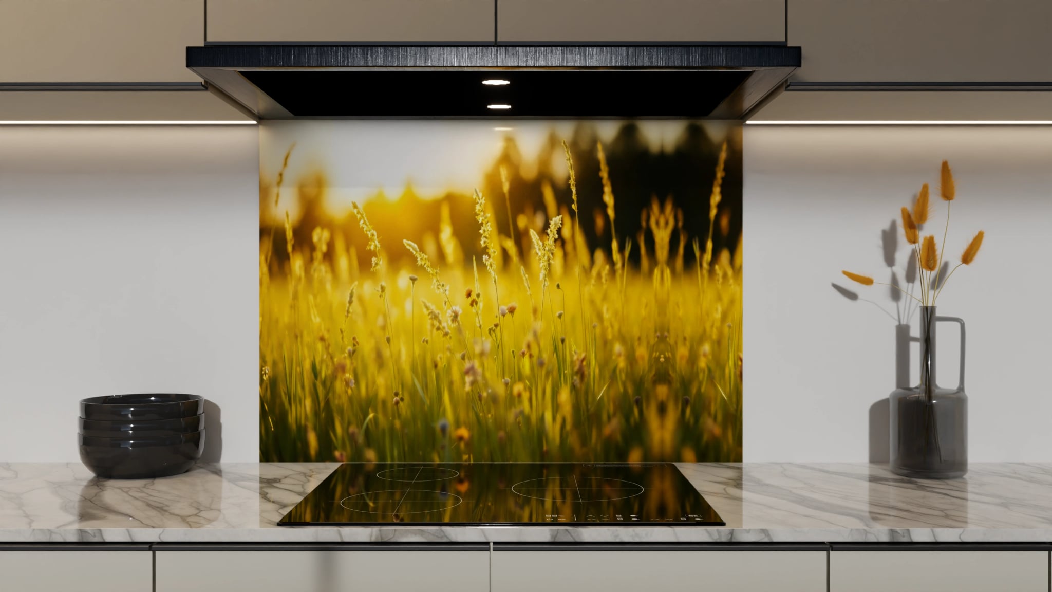 Spritzschutz - Wiesengras Goldstunde – Bild 5