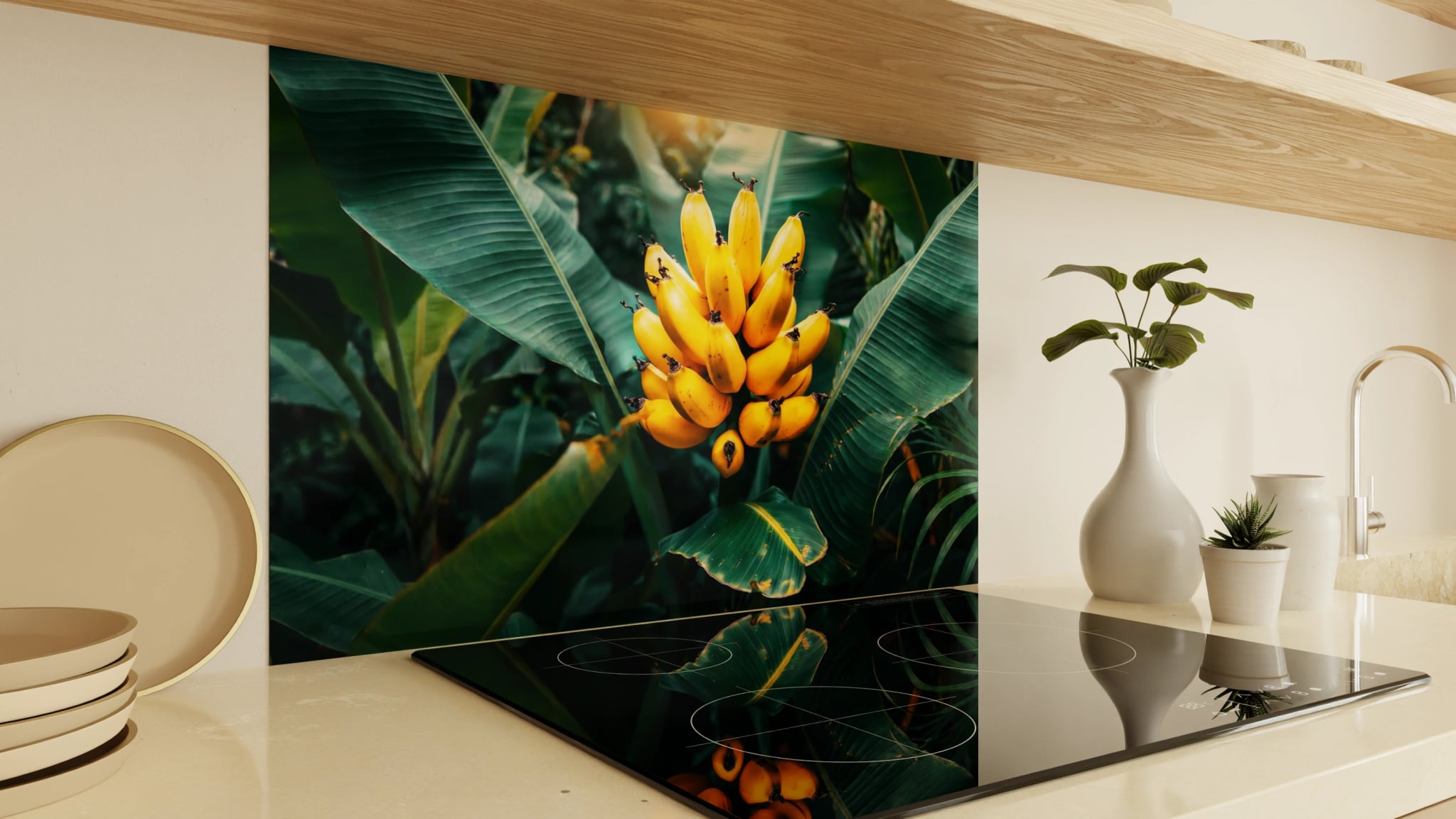 Spritzschutz - Banane Tropisch Goldgelb – Bild 2