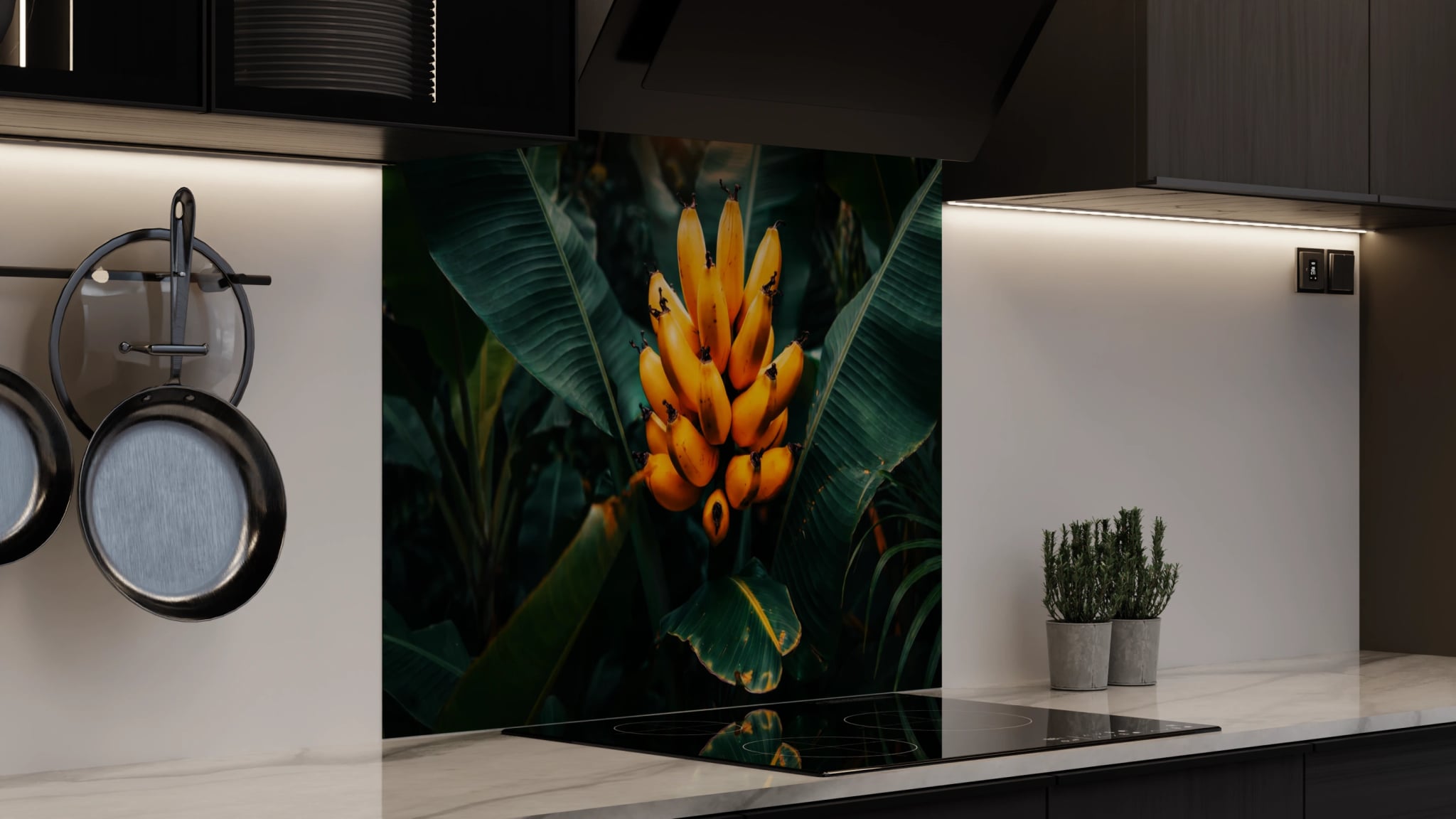 Spritzschutz - Banane Tropisch Goldgelb – Bild 4