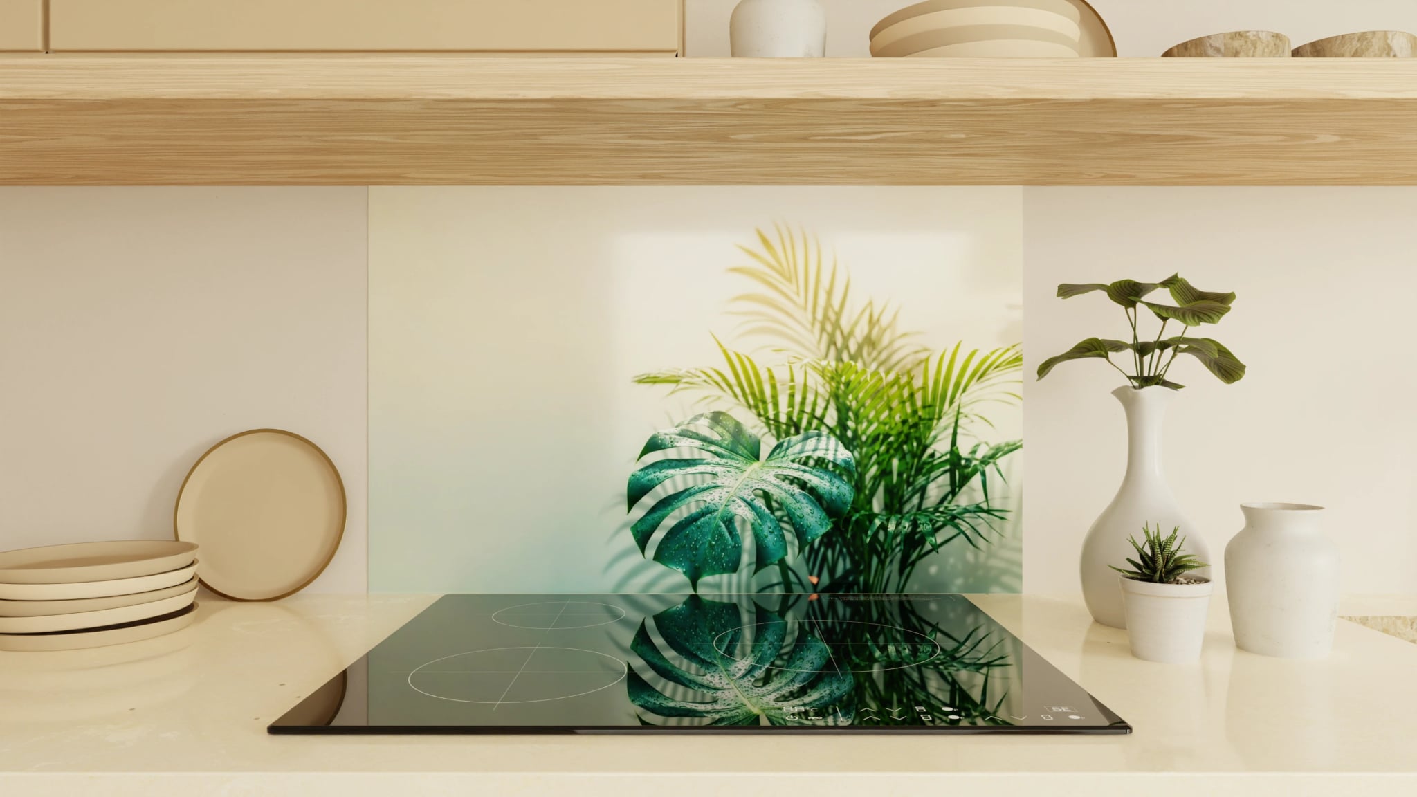 Spritzschutz - Monstera Palme Studio – Bild 1