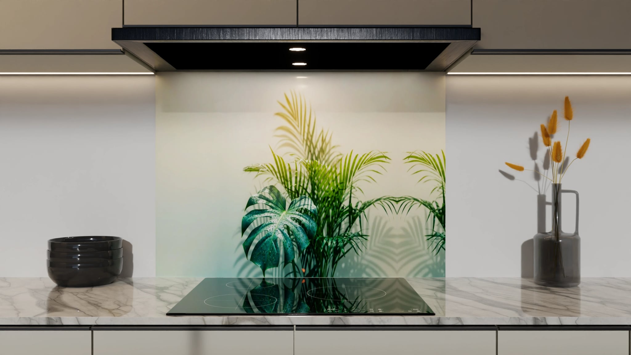 Spritzschutz - Monstera Palme Studio – Bild 5