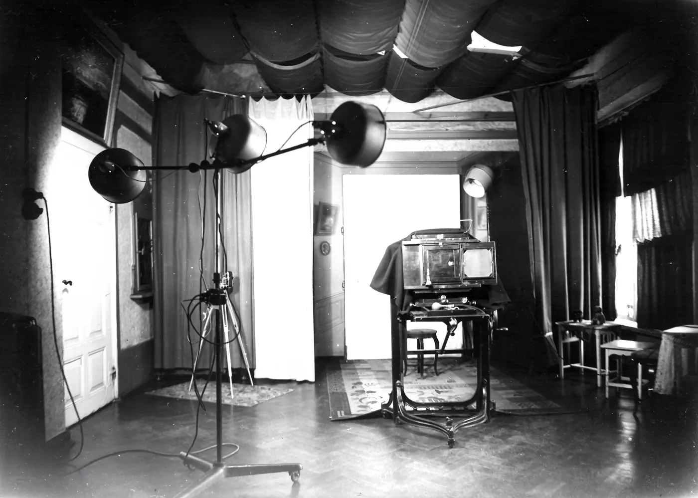 Das Fotoatelier von FOTO THUN in den Gründerjahren